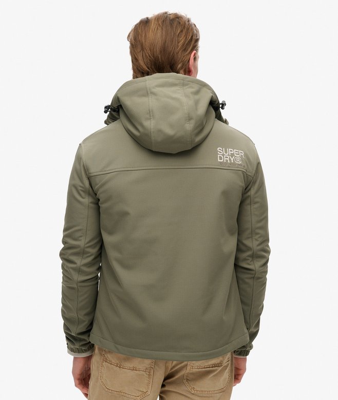 Superdry Hooded Ripstop Softshell Trekker Jacket