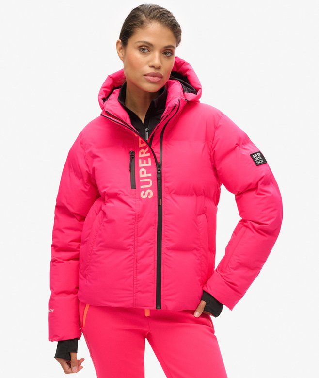 superdry Hooded Ski Boxy Puffer Jacket