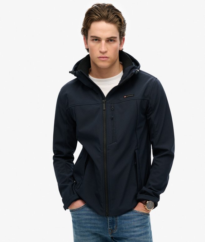 superdry Hooded Soft Shell Trekker Jacket