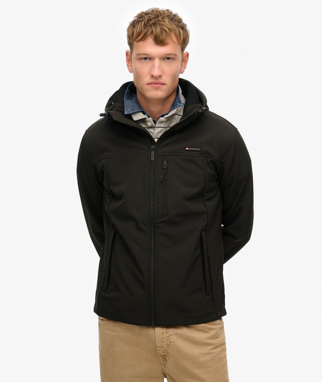 superdry Hooded Soft Shell Trekker Jacket