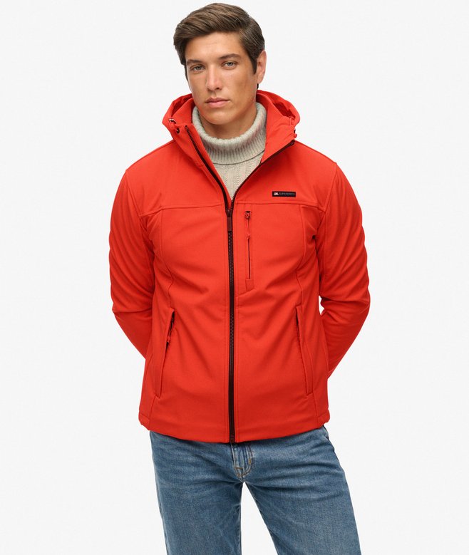 superdry Hooded Soft Shell Trekker Jacket