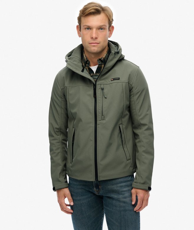 superdry Hooded Soft Shell Trekker Jacket
