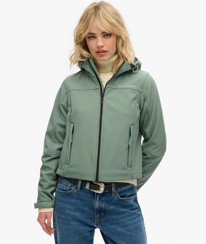 superdry Hooded Soft Shell Trekker Jacket