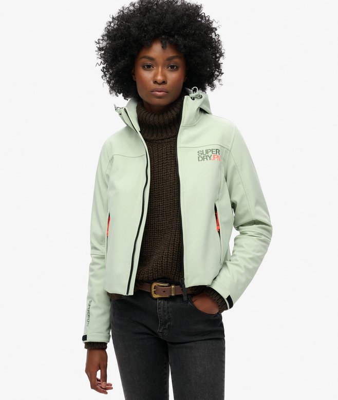 superdry Hooded Soft Shell Trekker Jacket