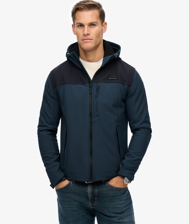 superdry Hooded Soft Shell Trekker Jacket
