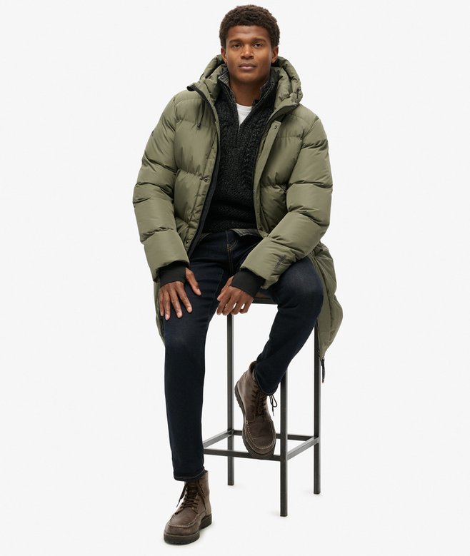 Superdry Hooded Sports Puffer Coat