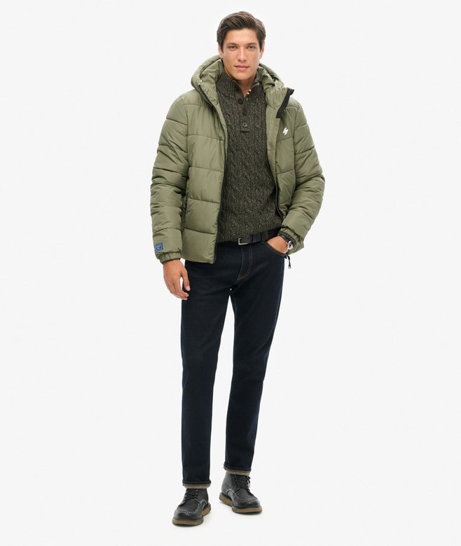 Superdry Hooded Sports Puffer Jacket