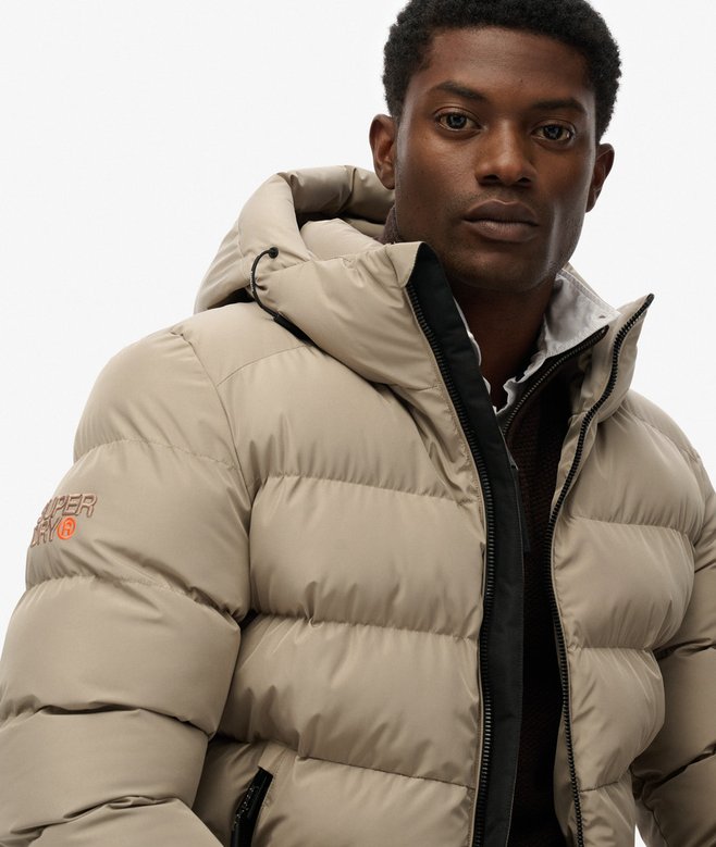 superdry Hooded Sports Puffer Jacket