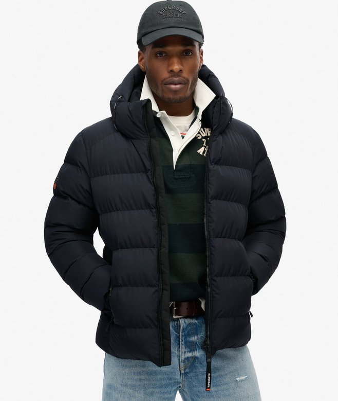 superdry Hooded Sports Puffer Jacket
