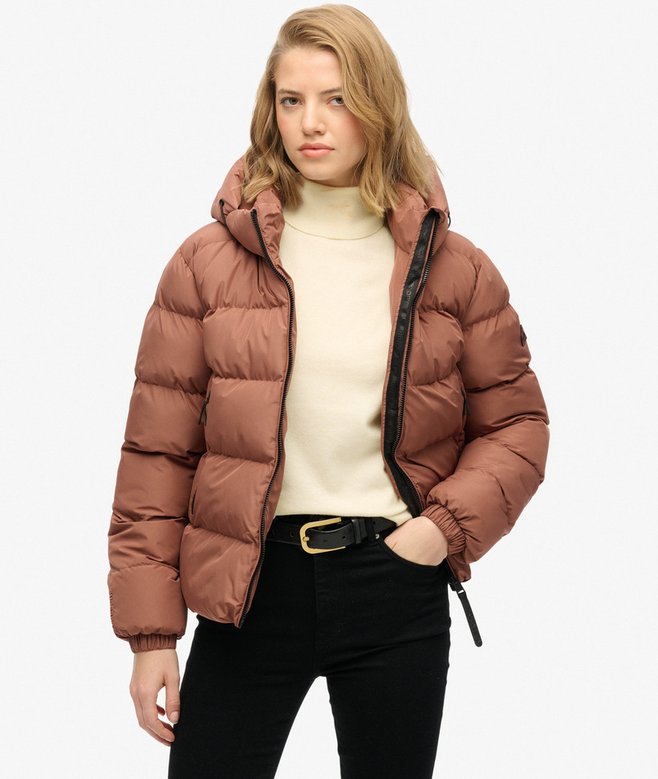superdry Hooded Sports Puffer Jacket