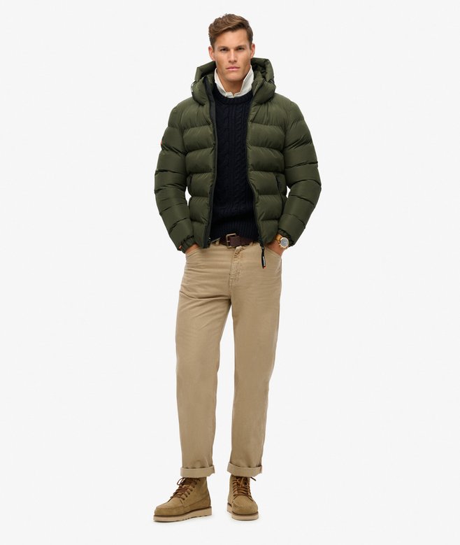 Superdry Hooded Sports Puffer Jacket