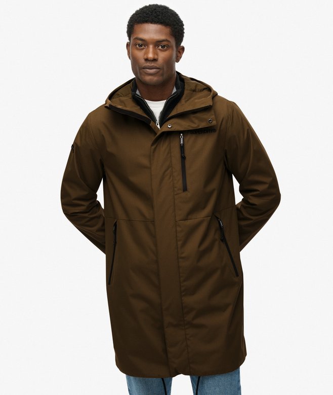 superdry Hooded Tech Fishtail Parka