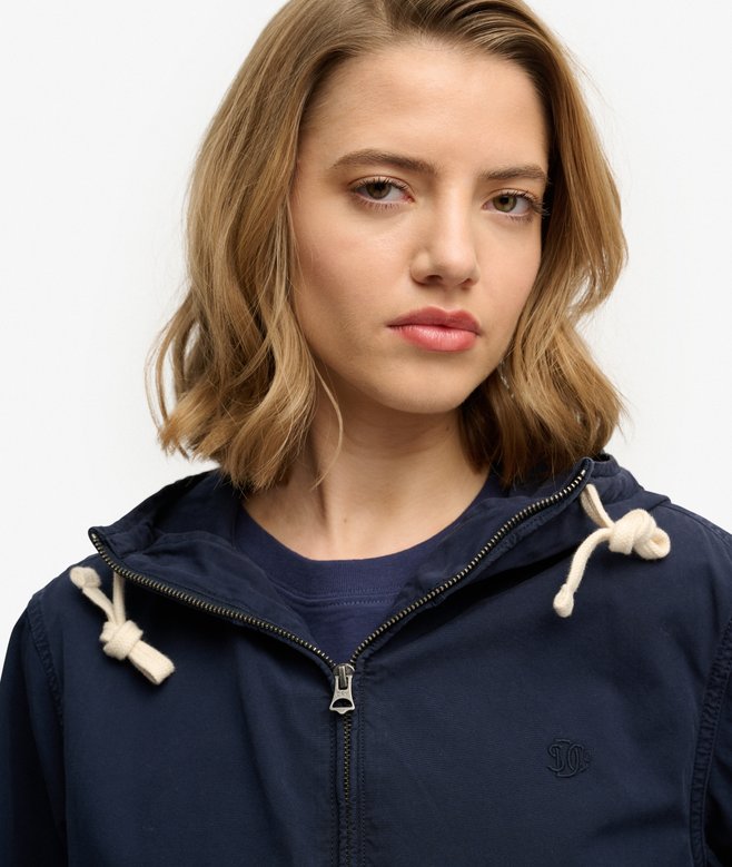 Superdry Hooded Washed Twill Jacket