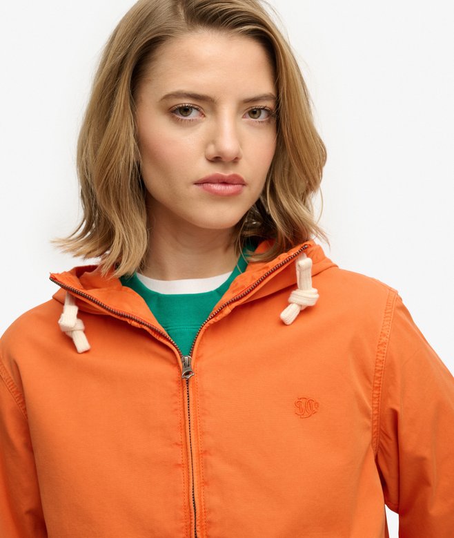 Superdry Hooded Washed Twill Jacket