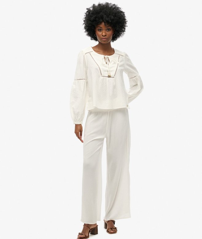 Superdry Ibiza Long Sleeve Beach Blouse