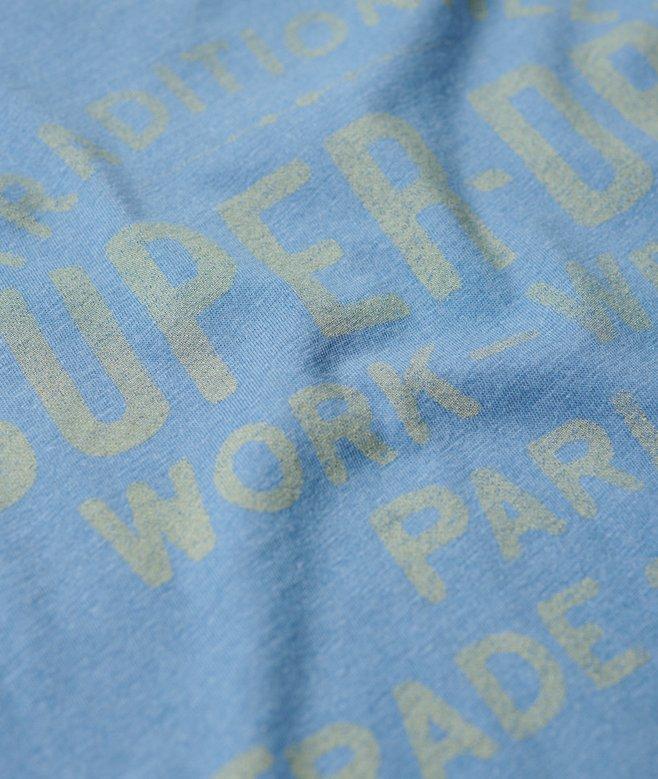 Superdry Indigo Workwear Cap Sleeve T-Shirt