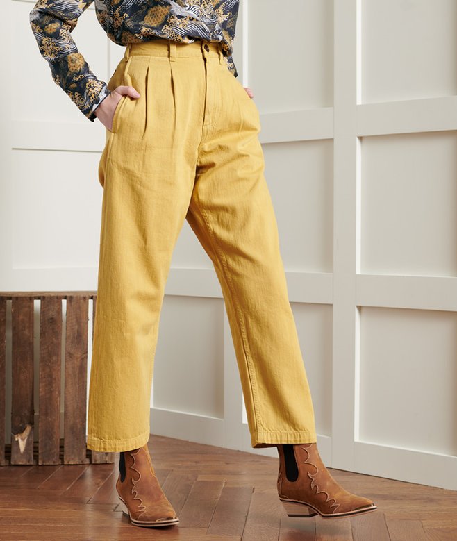 superdry Limited Edition Dry Pleated Trousers