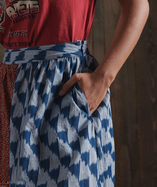 Superdry Limited Edition Dry Printed Midi Skirt