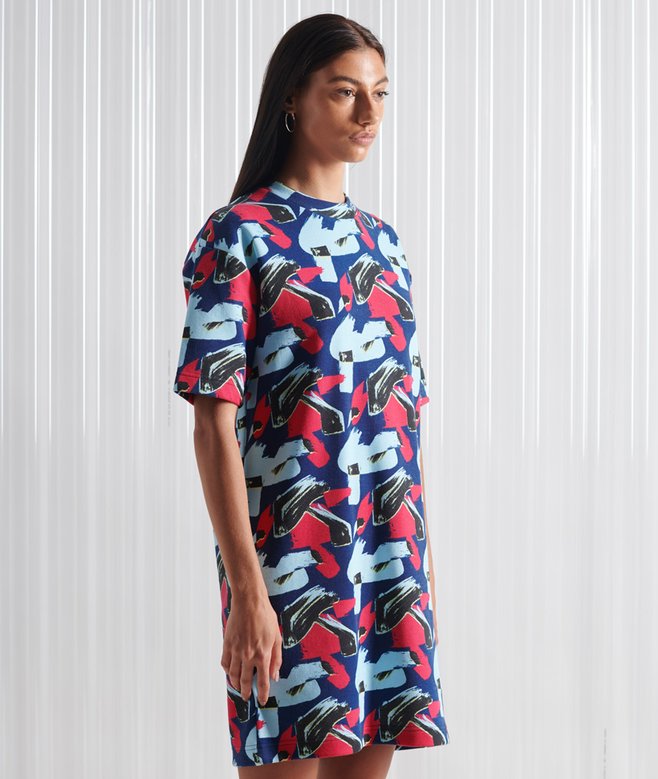 superdry Limited Edition SDX Heavy T-Shirt Dress