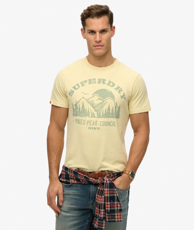 superdry Lo-fi Outdoor Mono Relaxed T-Shirt
