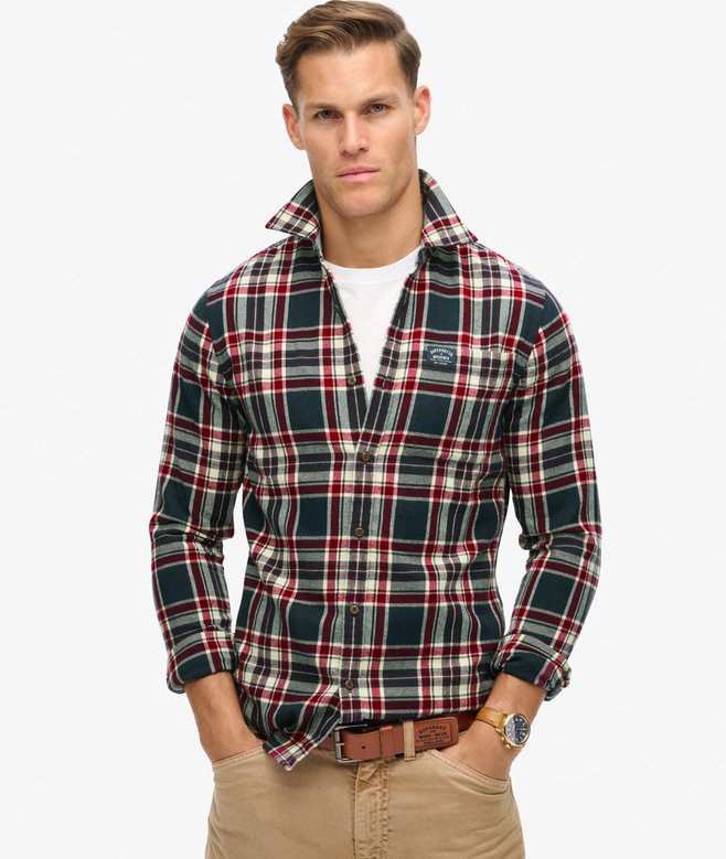 superdry Long Sleeve Cotton Lumberjack Shirt