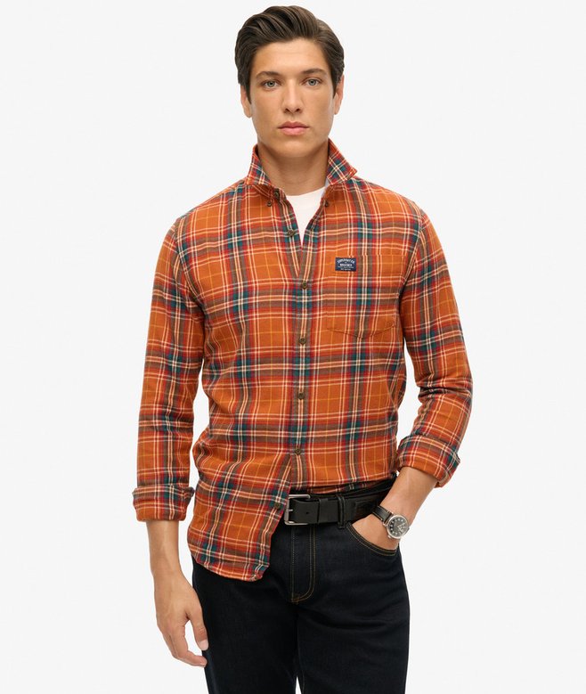 superdry Long Sleeve Cotton Lumberjack Shirt