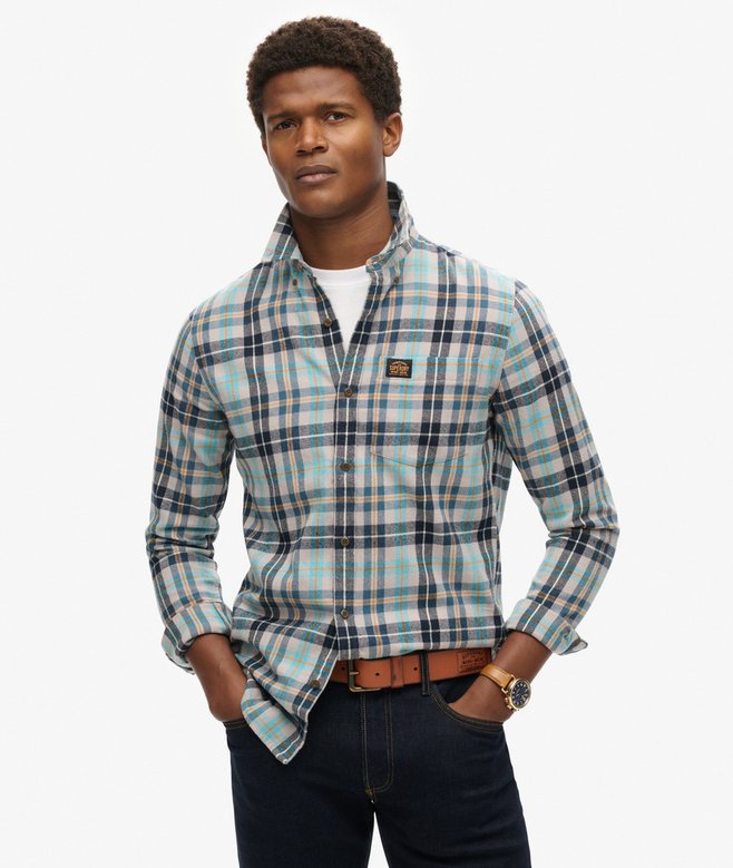 superdry Long Sleeve Cotton Lumberjack Shirt