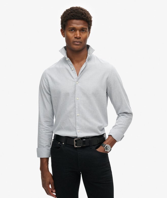 superdry Long Sleeve Cotton Smart Shirt