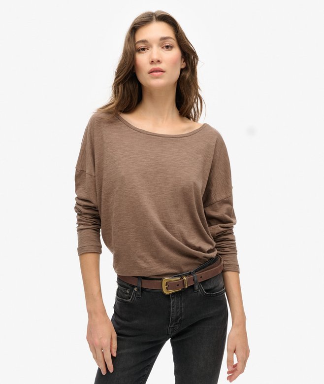 superdry Long Sleeve Jersey Top