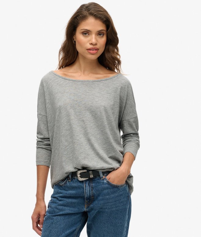 superdry Long Sleeve Jersey Top