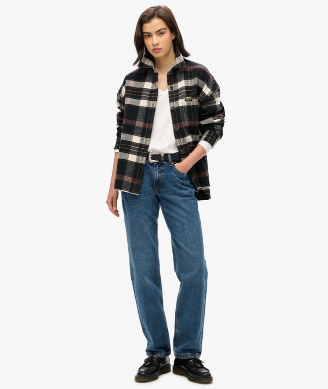 Superdry Long Sleeve Jersey V-Neck Top