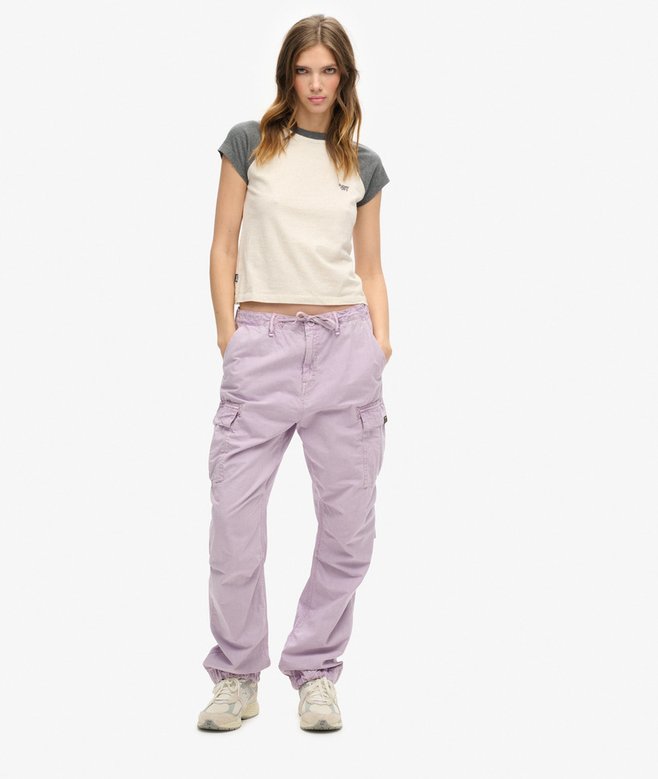 superdry Low Rise Para Cargo Pants