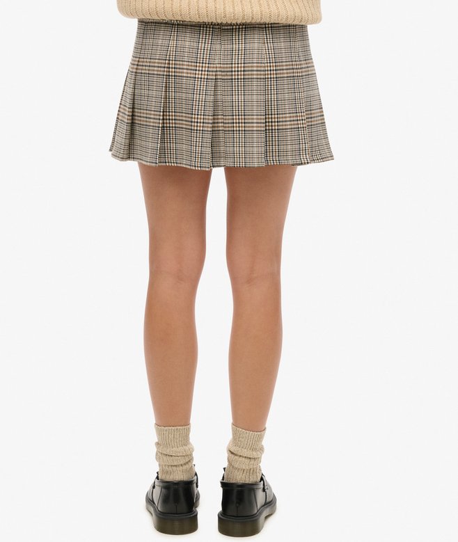 Superdry Low Rise Pleated Mini Skirt