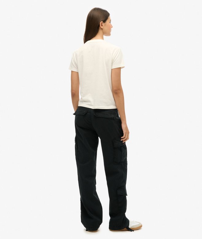 Superdry Low Rise Straight Cargo Pants