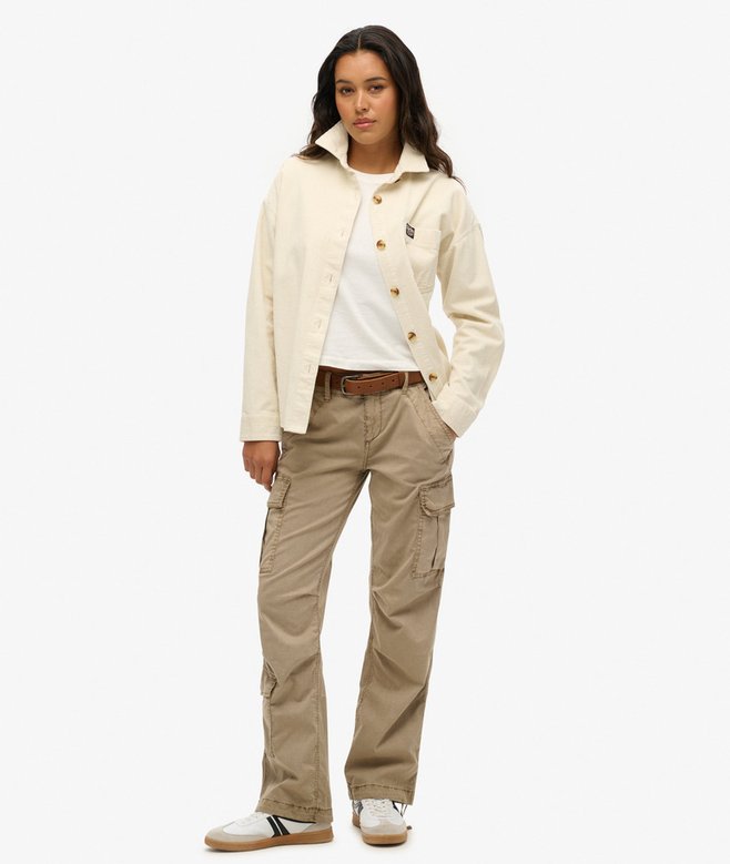 Superdry Low Rise Straight Cargo Pants