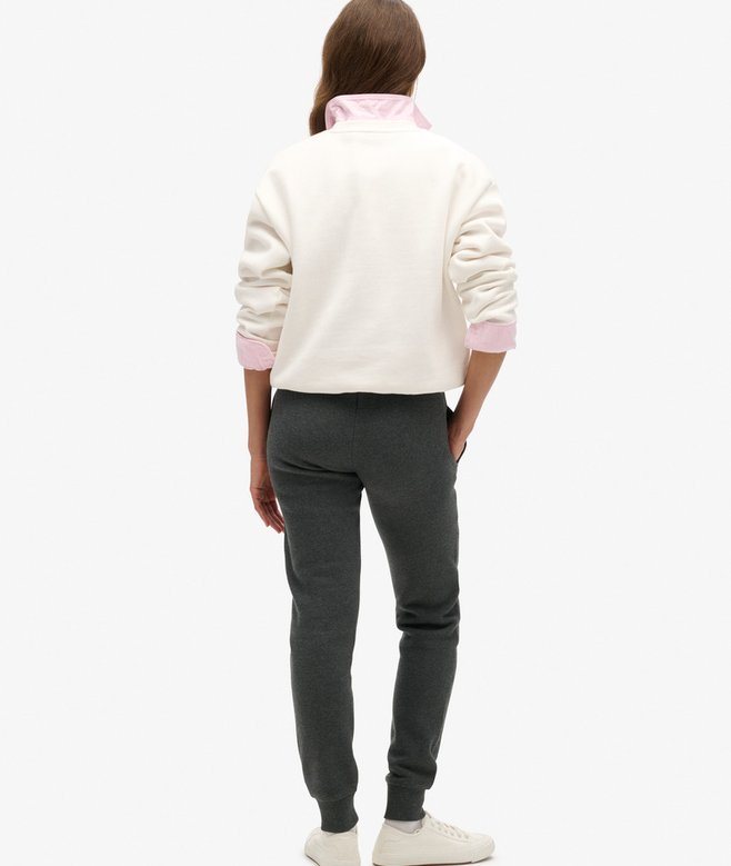 Superdry Luxe Metallic Logo Slim Joggers