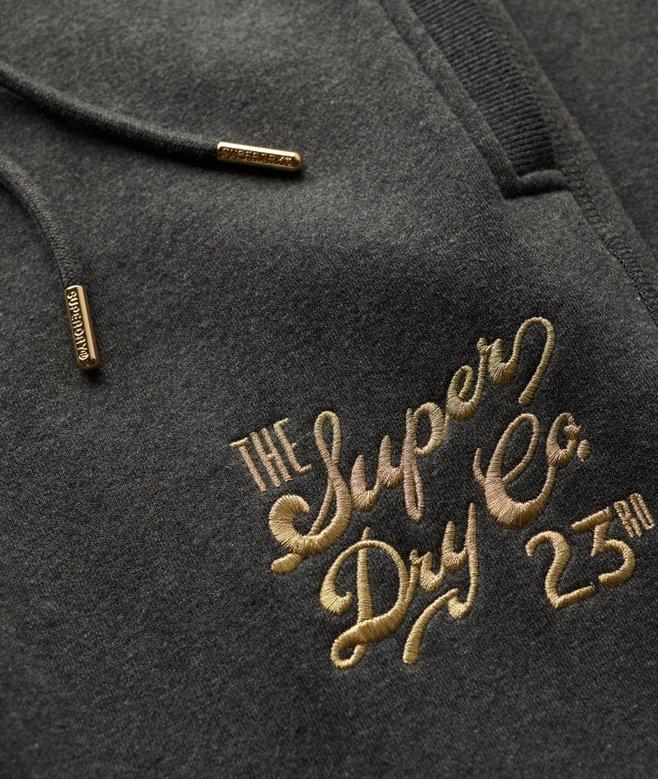 Superdry Luxe Metallic Logo Slim Joggers