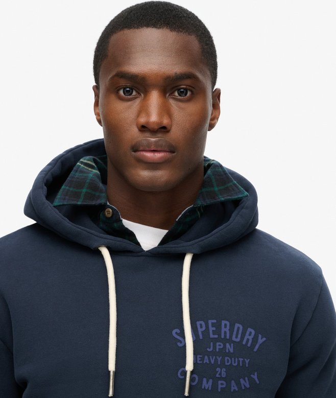 Superdry Machined Goods Workwear Hoodie