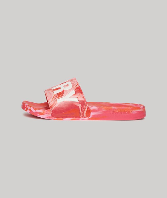 Superdry Marble Pool Sliders