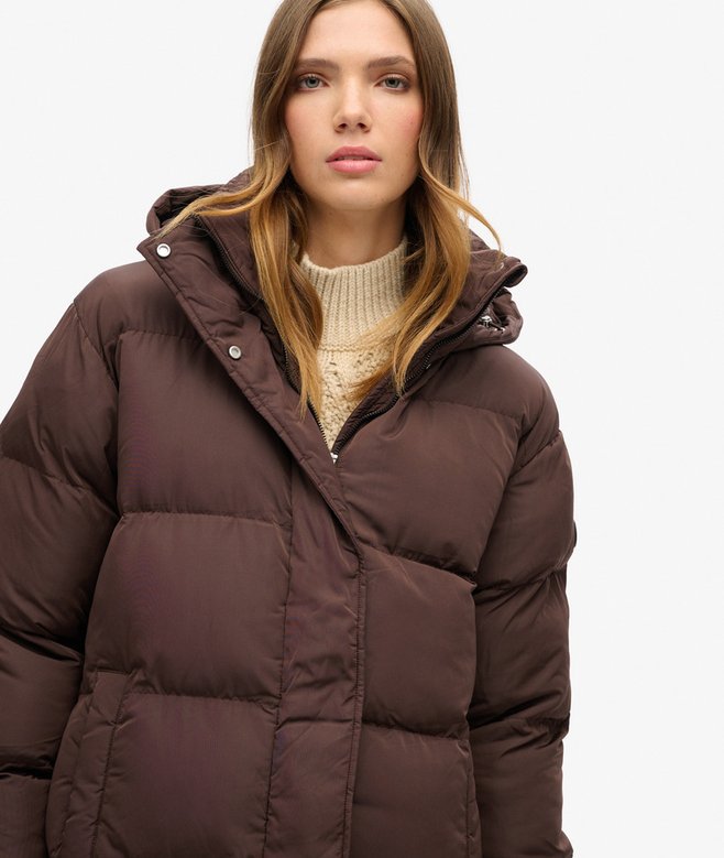 Superdry Maxi Hooded Puffer Coat