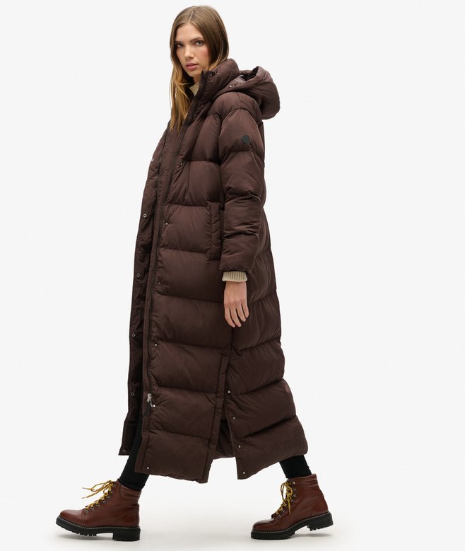 Superdry Maxi Hooded Puffer Coat