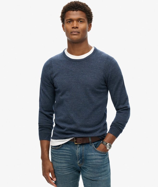 superdry Merino Crew Jumper
