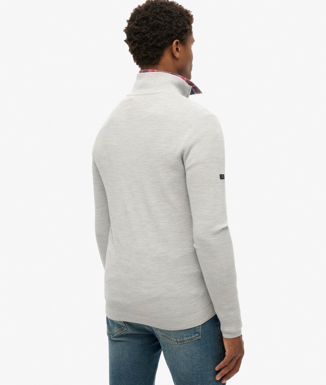 Superdry Merino Half Zip Jumper