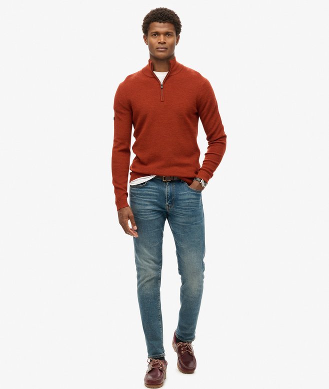 Superdry Merino Half Zip Jumper