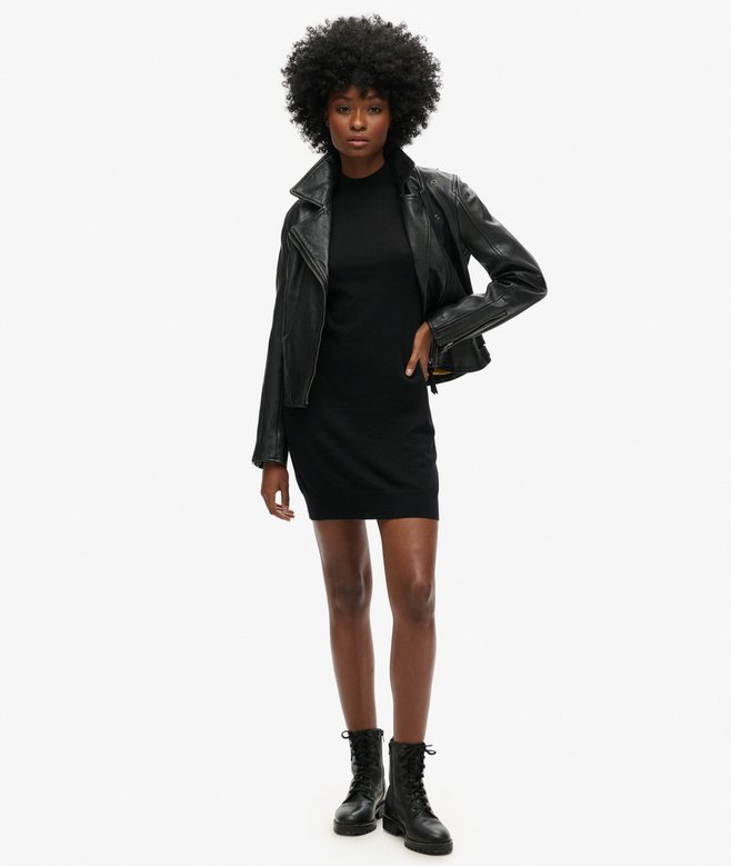 Superdry Merino Long Sleeve Knit Dress