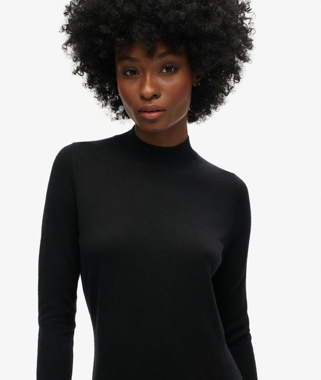 Superdry Merino Long Sleeve Knit Dress