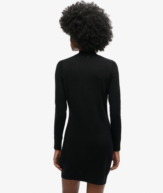Superdry Merino Long Sleeve Knit Dress