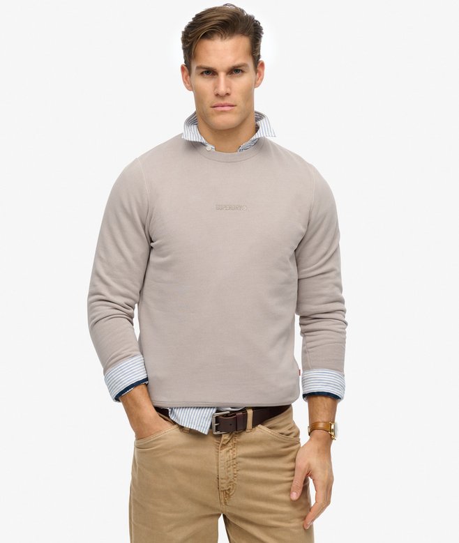 superdry Micro Logo Crew Sweatshirt