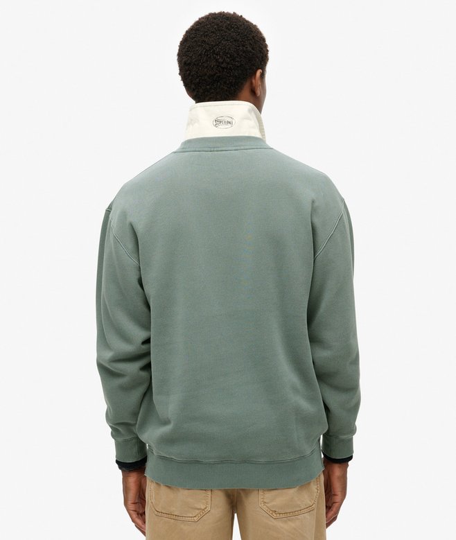 Superdry Micro Logo Graphic Loose Crew Sweatshirt