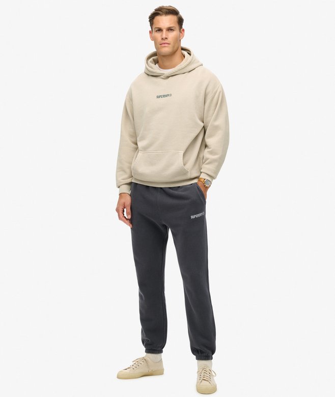 Superdry Micro Logo Graphic Loose Hoodie